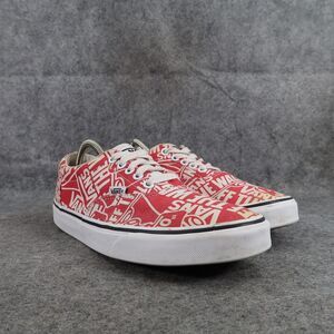 Vans Shoes Mens 7.5 Sneakers Era Skate Logo Casual Canvas Red White Active Sport